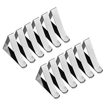 Camisin - 12 clip per tovaglia in acciaio, antiscivolo, regolabile, per feste, picnic