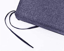 Waigg Kii - Cuscino per panca a 2 3 posti, 3/5 cm, per interni ed esterni, 100/120 cm, lunghezza per panca da pranzo (marrone scuro, 80 x 35 x 3 cm)