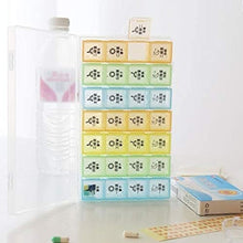 XuYuanjiaShop Kit di Pronto Soccorso Comodo Pillola combinata di Grandi Dimensioni Box Aged Dispensing Closed Accessori Pillola Trasparente Scatola Portatile Scatola per Medicinali Portatile