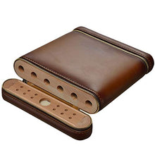 ChangDe-- Cigar Box, Sigaro Idratante Legno di Cedro Cigar Portable Set 6 Stick 2 Colori facoltativi (Color : B)