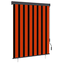 vidaXL - Tenda avvolgibile per esterni, 140 x 250 cm, arancione e marrone
