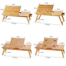 Tavoli da picnic Tavolo pieghevole, semplice taccuino portatile taccuino per computer portatile regolabile tablet tablet tablet letto da letto camera da letto in legno massello di studio pieghevole