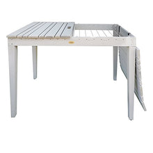 Habau Balkontisch Tavolo da Balcone, Legno, Grigio