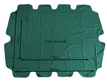 Quick-Star - Copertura di Ricambio Universale per Dondolo a 3 posti, Colore Verde