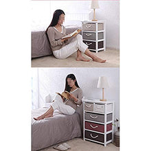 Comodino LHY- Comodino in legno massello e comodino, resistente e durevole, adatto per camera da letto, soggiorno, ecc., Legno, 50×30×42cm