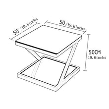 FEANG Tavolo da Comodino Semplice Comodino da Comodino tavolino tavola da tè Quadrata tavola terminale per Camera da Letto e mobili per Soggiorno