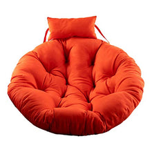 Roosteruk Cuscino per poltrona sospesa, per esterni, rotondo, cuscino per sedia, altalena, cuscino da appendere, cuscino per sedia, 90 x 90 cm,