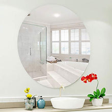 XQAQX Specchio da Trucco Specchio Ingranditore Nordic Parete Bathroom Specchio, Specchio Rotondo, Specchio da Toilette, Bagno Decorazione - Bianco