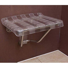 SHOUTAOS Casalinghi Bagno Sgabello Pieghevole, Bathroom Wall Sgabello, Plastica Pannello di Vasca da Bagno Sgabello, Semplice Scarpa da Banco CLKMRY (Color : Gray)