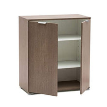Armadietto mobiletto assemblato per bagno camera da letto (Rovere grigio, cm 75 x 38 x 85 h)