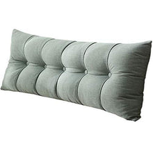 Headboard Cushion cuscino a cuneo Testiera Cuscino Testiere Testiera Cuscino Casa Lino Schienale Divano lavabile Custodia morbida Facile da pulire, 8 colori (80 * 60CM, 100 * 60CM, 120 * 60CM) cuscino - Arredi Casa