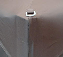 QUICK STAR Gazebo Pop-Up 2,5 x 2,5 m Beige con 4 fianchi Easy Velcro con 2 cerniere