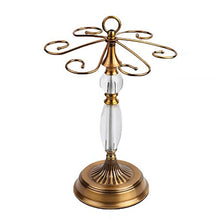 Portabicchieri da vino in metallo da tavolo con 6 ganci, elegante stemware rack girevole per bicchieri di vino, stendibiancheria, per bar, cantina, cantina, dispensa per cucina