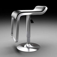 GUOJINE Pelle sgabelli da Bar Bar Stool Faux Kitchen Sgabello Sgabello Nero Sedile Regolare 60-80cm