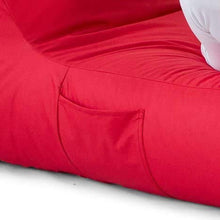 Avalon Pouf a Forma di Letto in Tessuto Tecnico Impermeabile e antistrappo Samba per Esterno Colore Giallo Limone sfoderabile