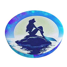 Coprisgabello rotondo da bar e sedia a sirena, lavabile ed elastico per sgabello rotondo da 35,6 cm