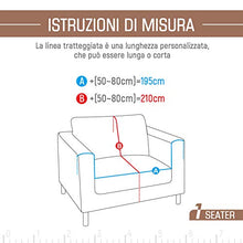 TAOCOCO Telo copridivano 195 * 210 cm Foulard copridivano Elegant Seam copridivani Marrone
