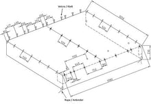 QUICK STAR Tetto di Ricambio per Tenda da Parete pergola 3x4m Antracite