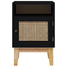 vidaXL Comodino Nero 40x40x61 cm in MDF