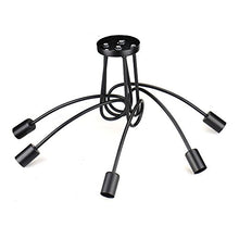 Lampada a sospensione a 5 bracci, moderna
