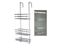 Generic 3 ripiani over The Door Chrome Shower Caddy Hanging Organizer basket New < 1 & 2777 * 1 >