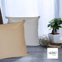 LILENO HOME - Cuscino per esterni, 50 x 30 cm, impermeabile, con sabbia (senza imbottitura), per esterni, impermeabile come cuscino da giardino o come cuscino decorativo, resistente alle intemperie