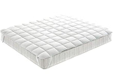 BiancheriaWeb Topper Coprimaterasso Imbottito Antibatterico Matrimoniale Correttore Materasso SV