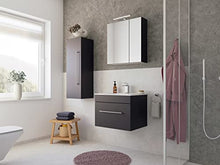 Set mobili bagno 60cm Dotazione Premium incl. Luce a LED, antracite