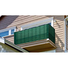 XISENOCI Balkon Sichtschutz, Schatten Nettting Gartenabschirmung Windschutz Zäune Sichtschutz 80% Beschattungsrate mit Seil Einfach zu installieren für Villen, Poolbereich