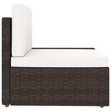 vidaXL Set Divani da Giardino 3 pz in Polyrattan Marrone - Arredi Casa