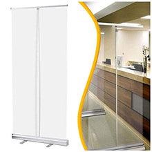 MSQL Banner Pop-up con Rullo a Scomparsa Trasparente, divisorio per l'igiene dello Scudo Mobile in PVC Trasparente, Installazione Rapida, per Parrucchieri, barbieri