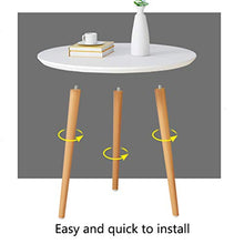 Comodino Moderna Piccola Tavola Rotonda Comodino Camera Tavolino Salotto Tavolino Anti-Skid Mini Side Table Teapoy Comodini Letto (Color : Yellow)