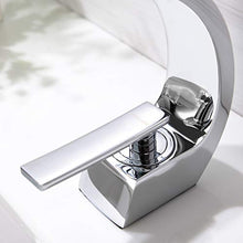 Rubinetto Bagno Lavabo, BONADE Miscelatore Monocomando per Lavabo Rubinetto Lavabo Rubinetti per lavandini bagno Ottone, Cromo