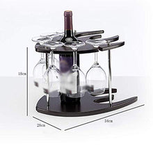 LHQ-HQ Casa Bar e caffè Wine Rack Legno for Il Vino Rack di Legno Solido Stile Europeo Creativo Wine Rack Decorazione casa Wine Bottle Holder