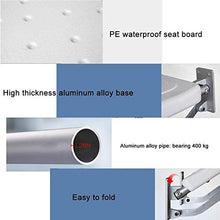 Anziani Bagno Sedia con braccioli e Schienale Bagno Sgabello Donna Incinta Bagno Sgabello Antiscivolo-Bath Chair