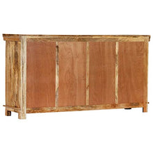 SKM Credenza con 4 Cassetti 160x40x85 cm Legno Massello di Mango