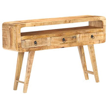 vidaXL Credenza 120x30x75 cm in Legno Massello di Mango Grezzo
