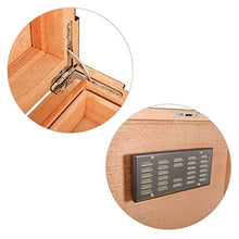 WY-YAN Humidor Cedar con Una Grande capacità Vassoio di Legno Pera Scatola Classic