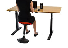 Uncaged ergonomico Sit attivamente, tavolino sgabello 13" Round Seat Red