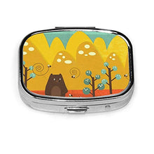 Scatola quadrata per pillole medicinali settembre moda pillola organizer viaggio pillola dispenser per vitamine integratori