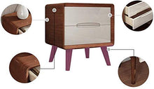 XUSHEN-HU Legno Solido Comodino Camera da Letto Comodino Locker Moderno Semplice Piccolo gabinetto, Dimensione: 500X400X450mm.