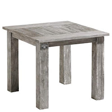 Strandgut07 T80867 Tavolo, Teak, Grigio, 75x75x75 cm