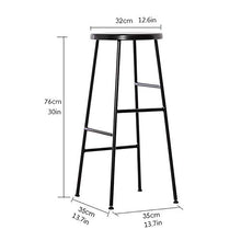 YS Sedia Sgabello da Bar Moderno, Sedia da 30 Pollici Sedia Moderna Sgabello da Bancone da Esterno per Interni Sgabello da Bar da Cucina Impermeabile Set 2 Pezzi,a ~ Blu