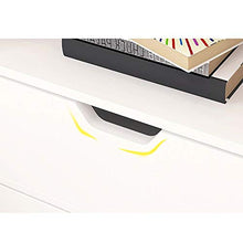 DGHJK Mobili per la casa, scaffale MDF Retro 2 cassetti Comodino Comodino, armadietti Multifunzione , Comodino , Bianco , 40 * 30 * 49 cm