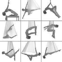 WCX - Amaca elastica per interni e interni, per yoga, regolabile, con autismo, ideale per integrazione sensoriale