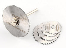 SaySure - 6Pcs Mini HSS Circular Saw Disc Blade Rotary Cutter for Metal
