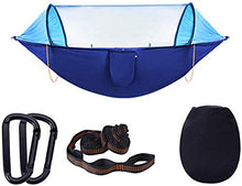 WMYATING Hammock Camping Mosquito NETE Nuovo Automatico Picnic Full Aperto Aperto Anti-Mos-ZQUITO Rollover Canvas Apri rapido Hammock Outdoor Comfort Durata