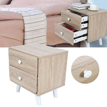 ffu Tavolo, Comodino per Camera da Letto, con 2 Cassetti, Accessori per La Casa