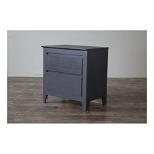 Baxton Studio Wholesale Interiors Carolina - Comodino a 2 cassetti, colore: Marrone