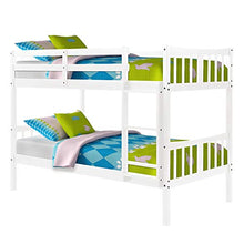 L.W.S Mobili per Camera da Letto Bed Bedroome Bedroome Twin Over Twin Bunk Bed Letto Matrimoniale in Legno con Scala